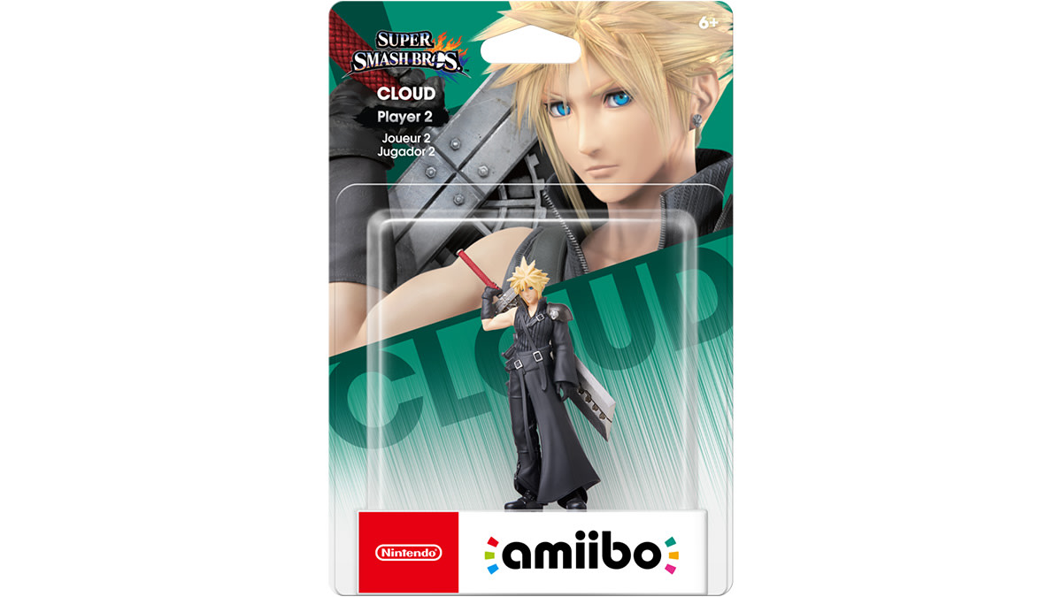 amiibo クラウド、2Pファイター 2個セット 未開封